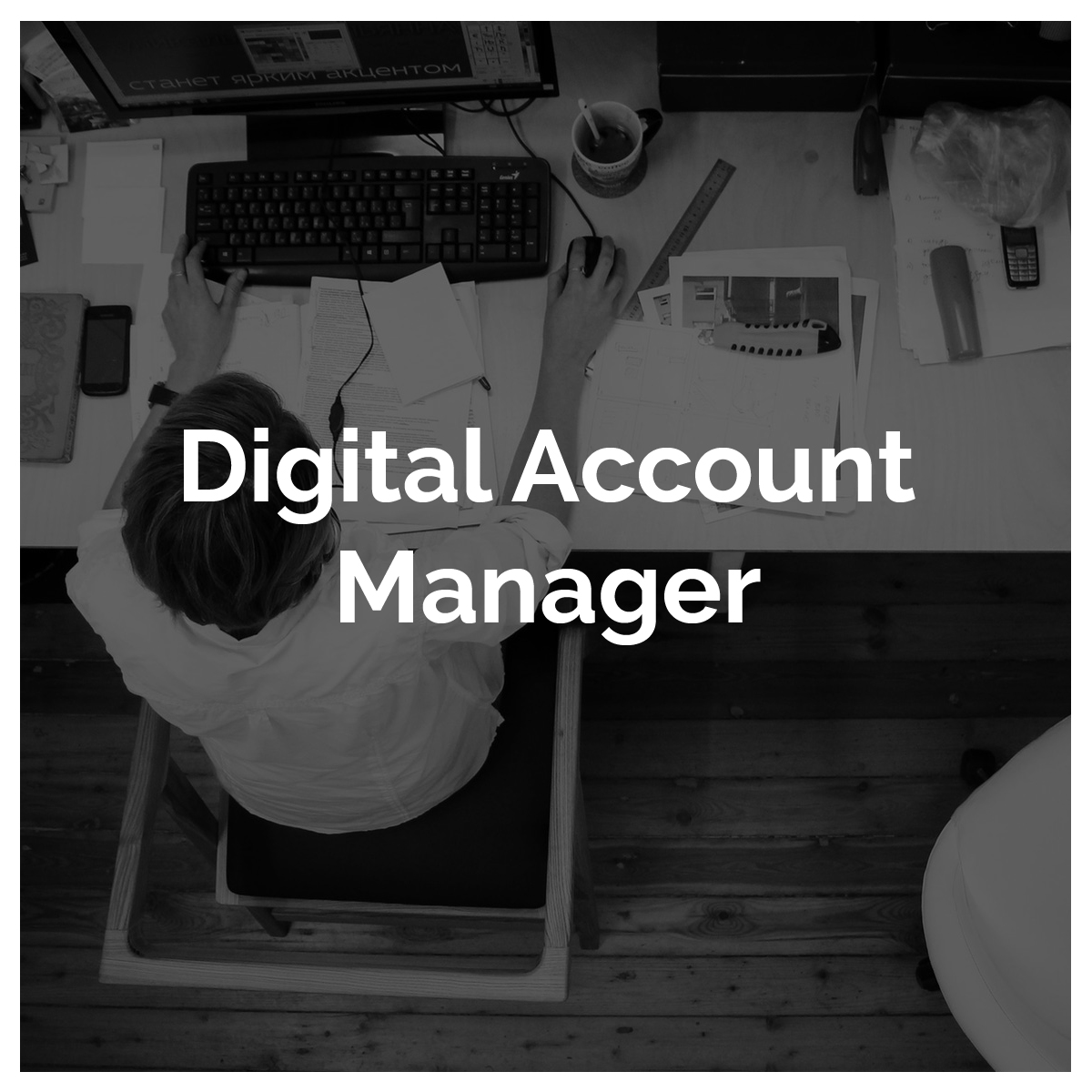 Digital Account Manager at work