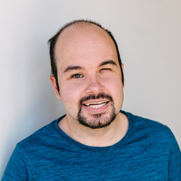 Headshot of Patrick Bouchard, Back-End Developer and Accessibility and AODA expert